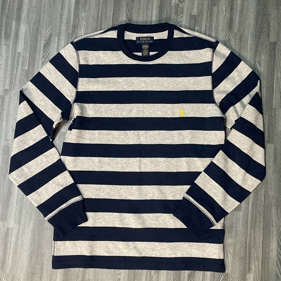 Polo Ralph Lauren Other - Polo Ralph Lauren Navy and Gray Striped Shirt